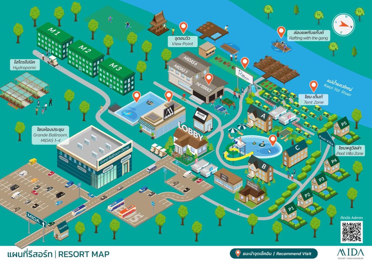 Mida Resort Kanchanaburi - Sha Plus Ban Huai Maenam Noi Esterno foto